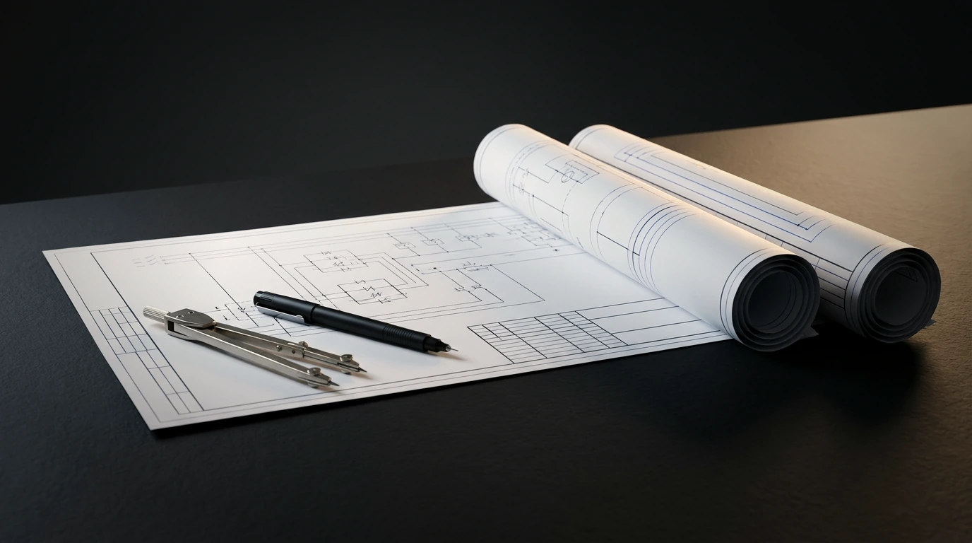 Power protection schematics and engineering drawings